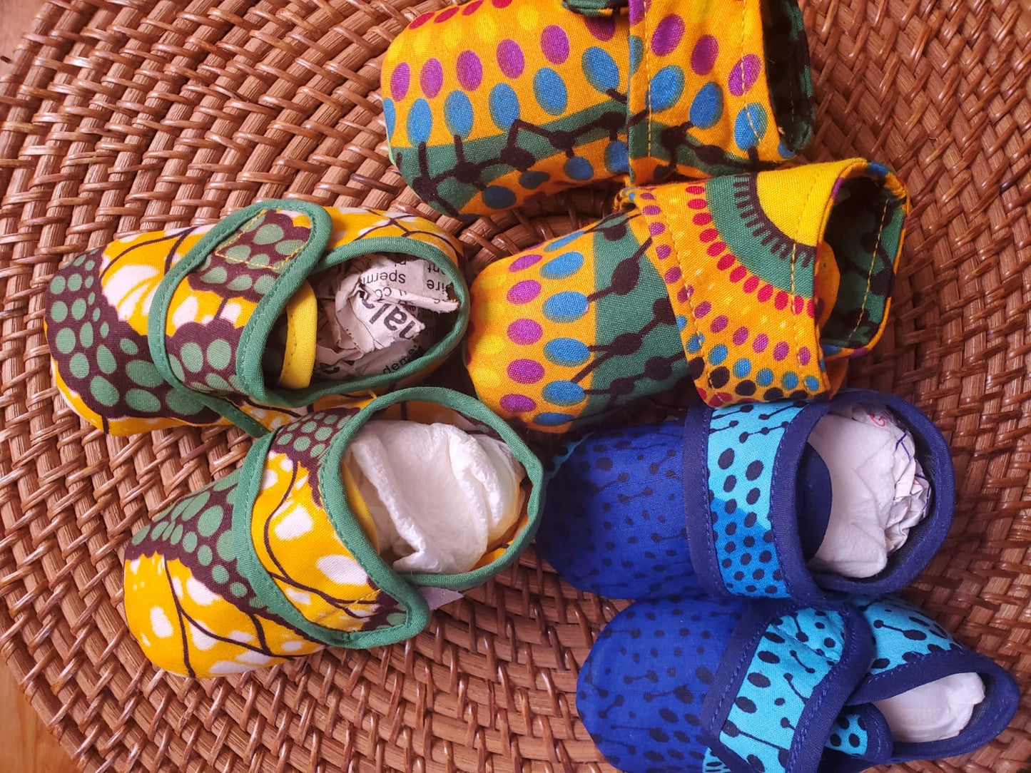 Petits Chaussons Africains pour Be"Be"