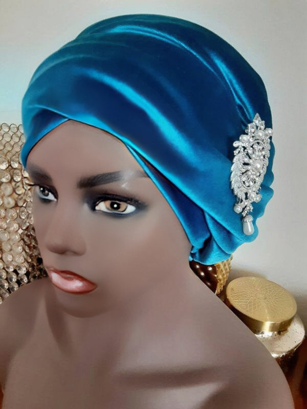 Luxurious Haitian Headwrap in Velvet