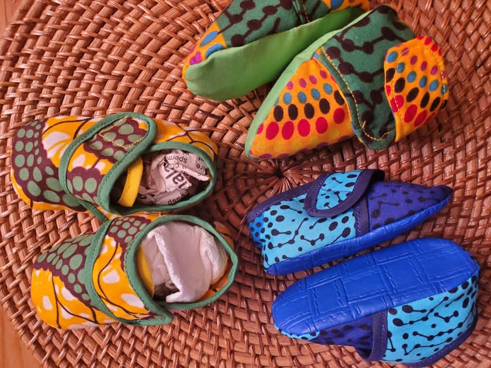 Petits Chaussons Africains pour Be"Be"