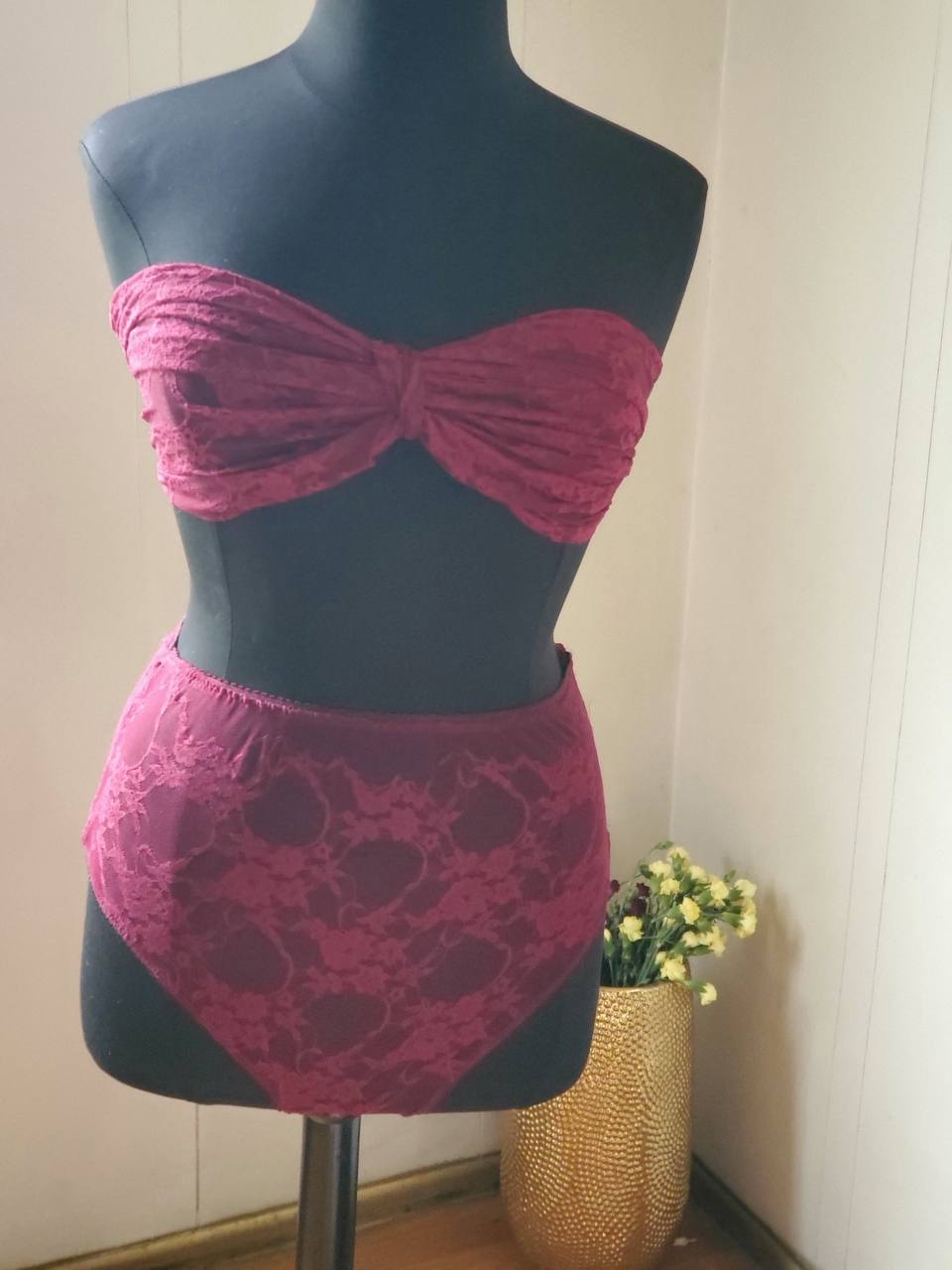 High waist Lace Haitian Design style underwear Culotte